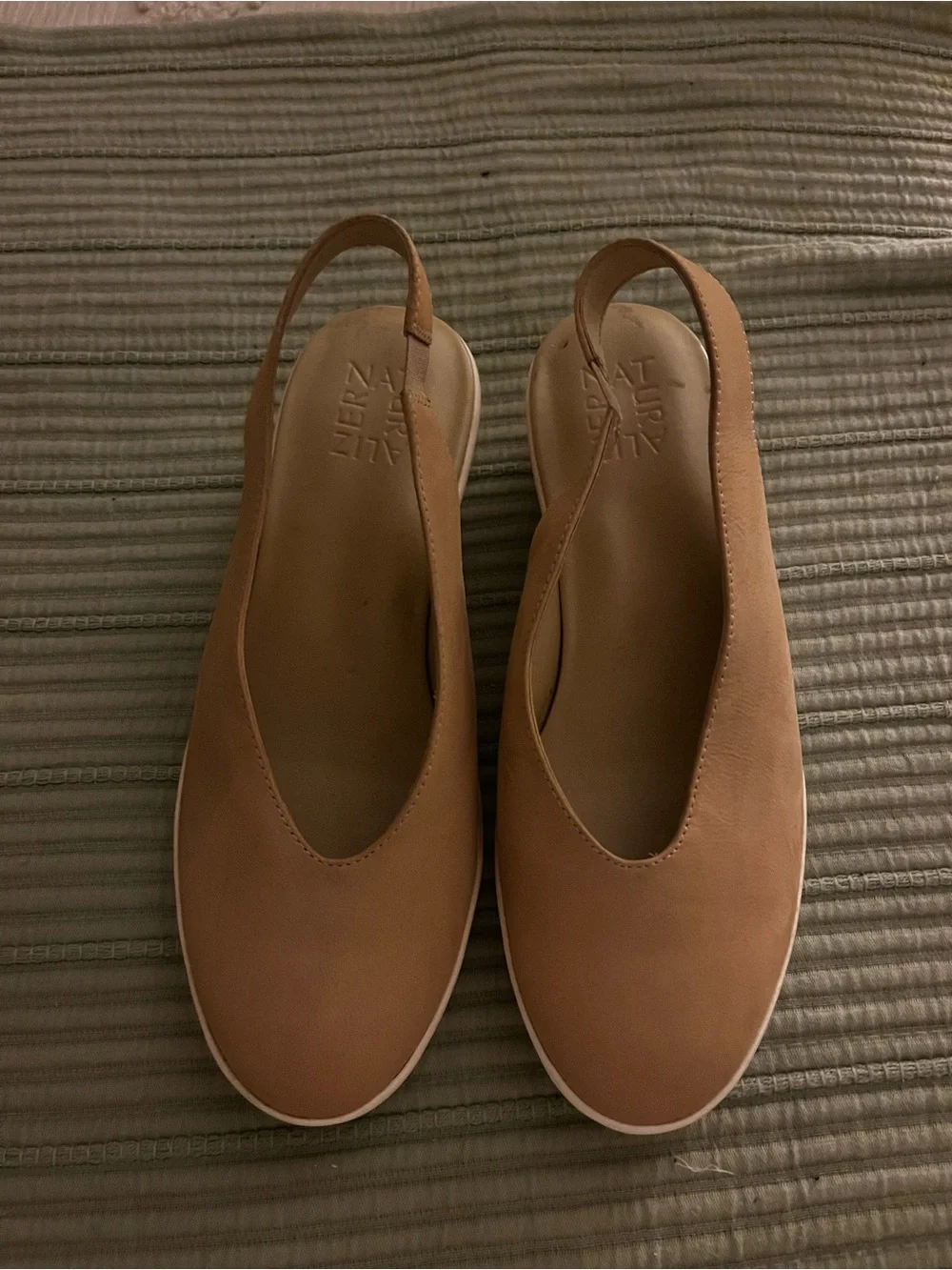 Naturalizer Women's Sutton Slingback Leather Wedges